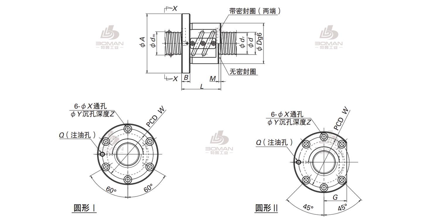 SFT12516-5-SFT滚珠丝杠螺母